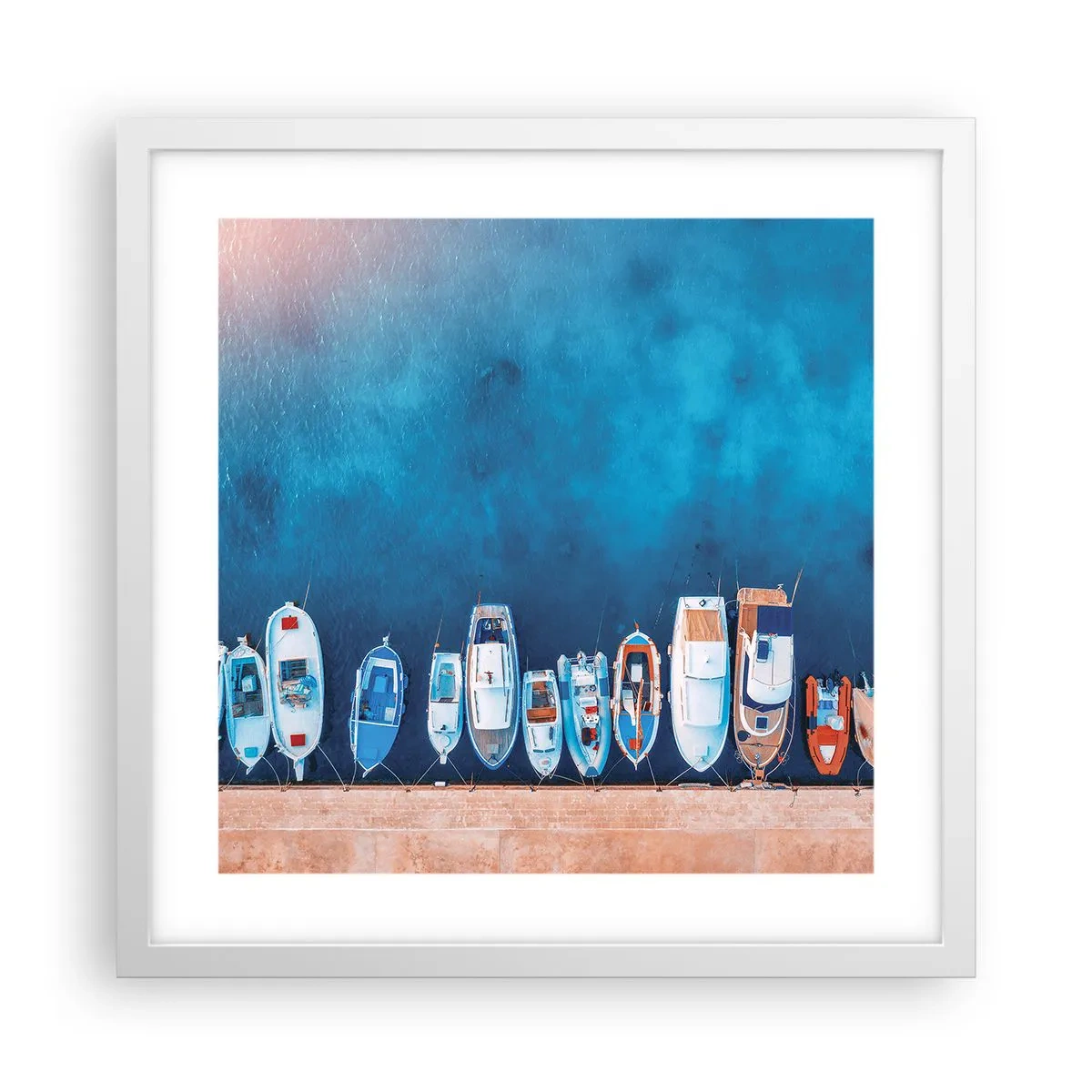 Affiche dans un cadre blanc - Poster - En une seule fois - 40x40 cm