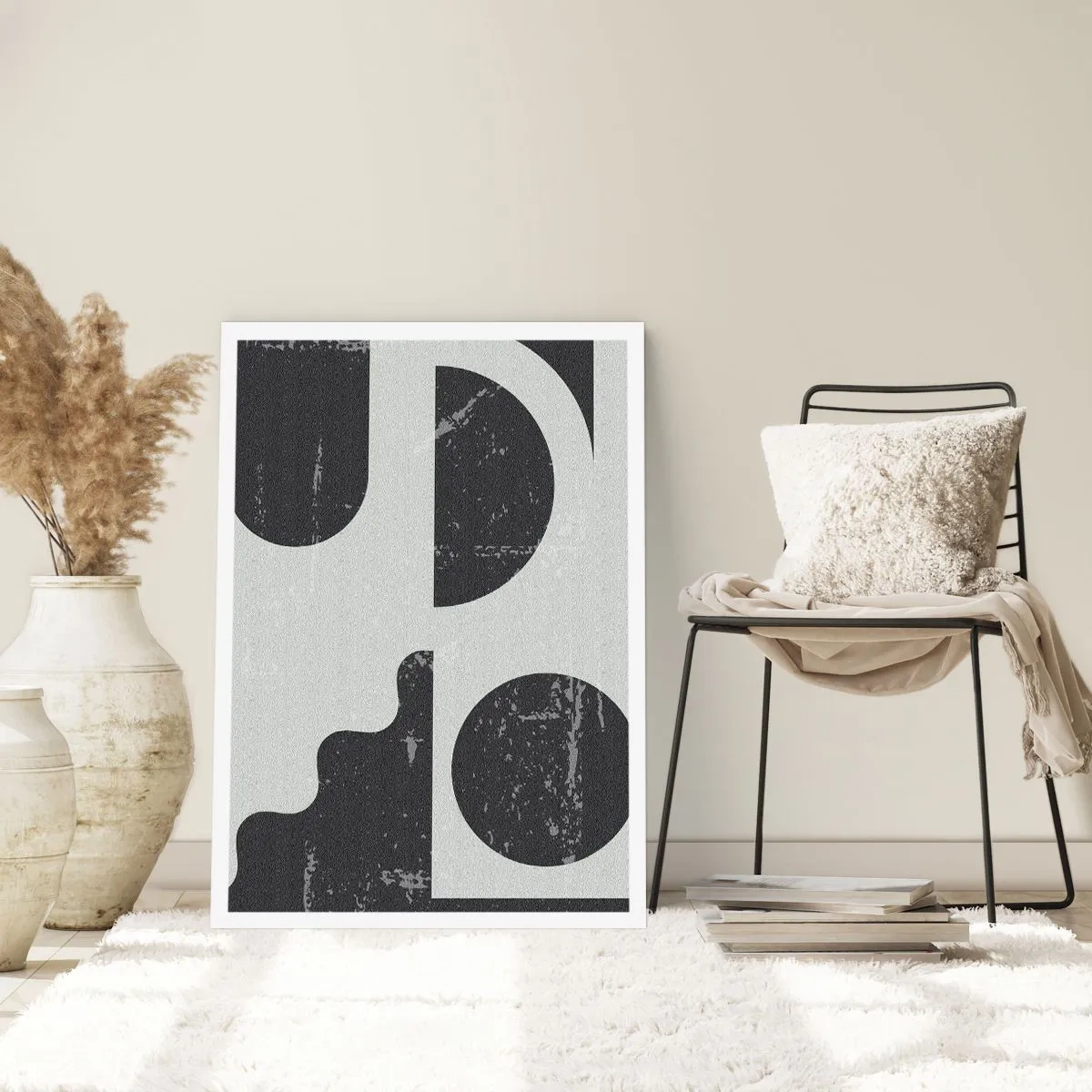 Affiche - Poster - Composition dessus et dessous - 30x40 cm