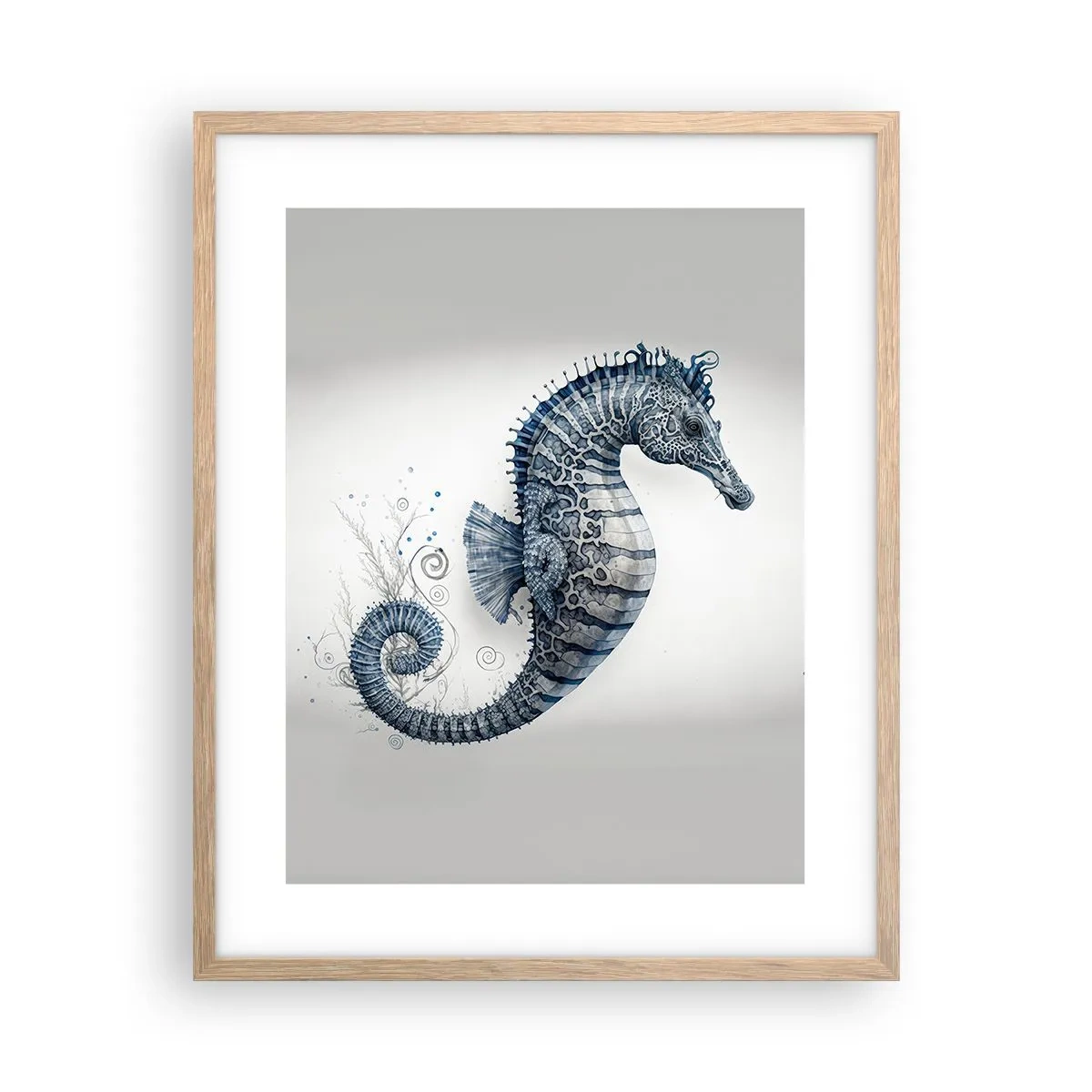 Affiche dans un chêne clair - Poster - Une subtile plaisanterie de la nature - 40x50 cm