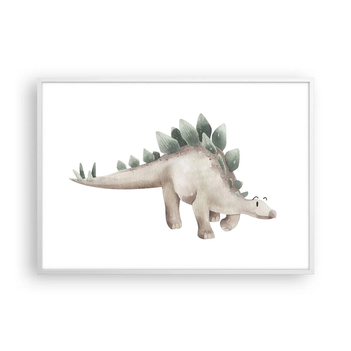 Affiche dans un cadre blanc - Poster - Votre ami - 100x70 cm