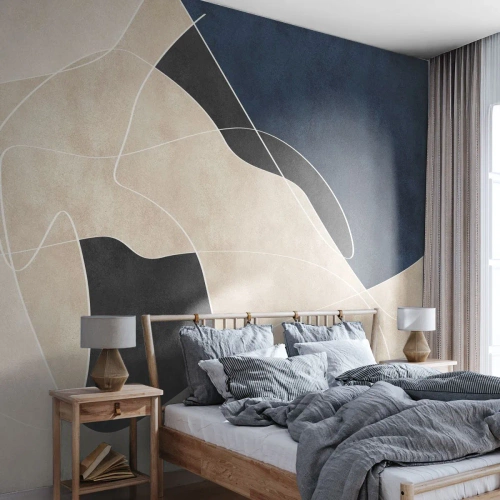 Papier Peint Photo Standard Eco - Composition abstraite - contraste de couleurs - Moderne, Abstraction, Morceau - 450x315 cm