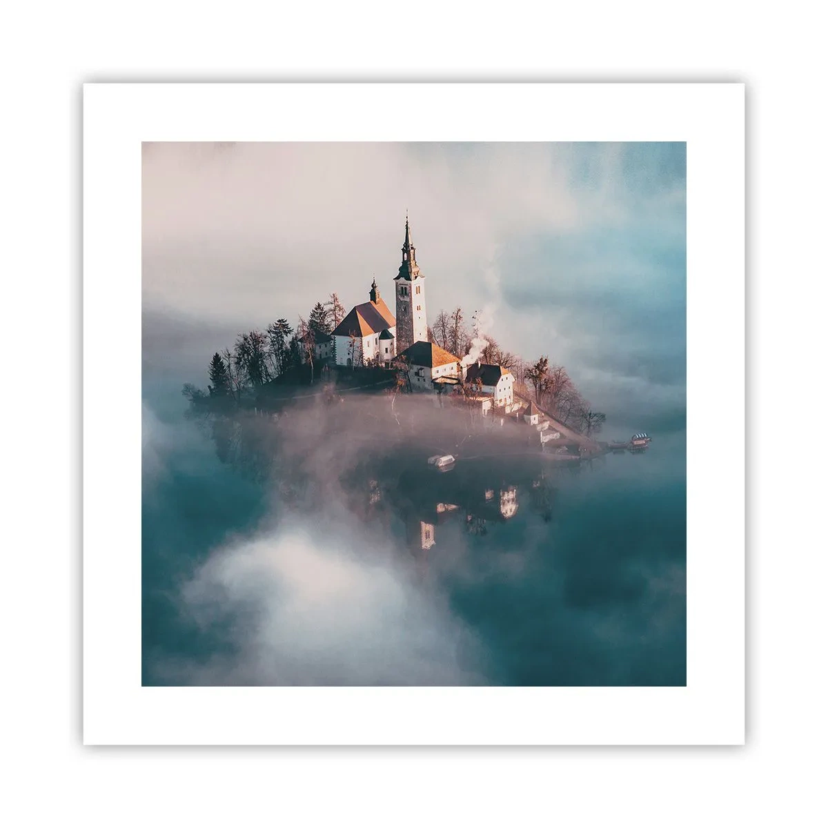 Affiche - Poster - Île de rêve - 40x40 cm