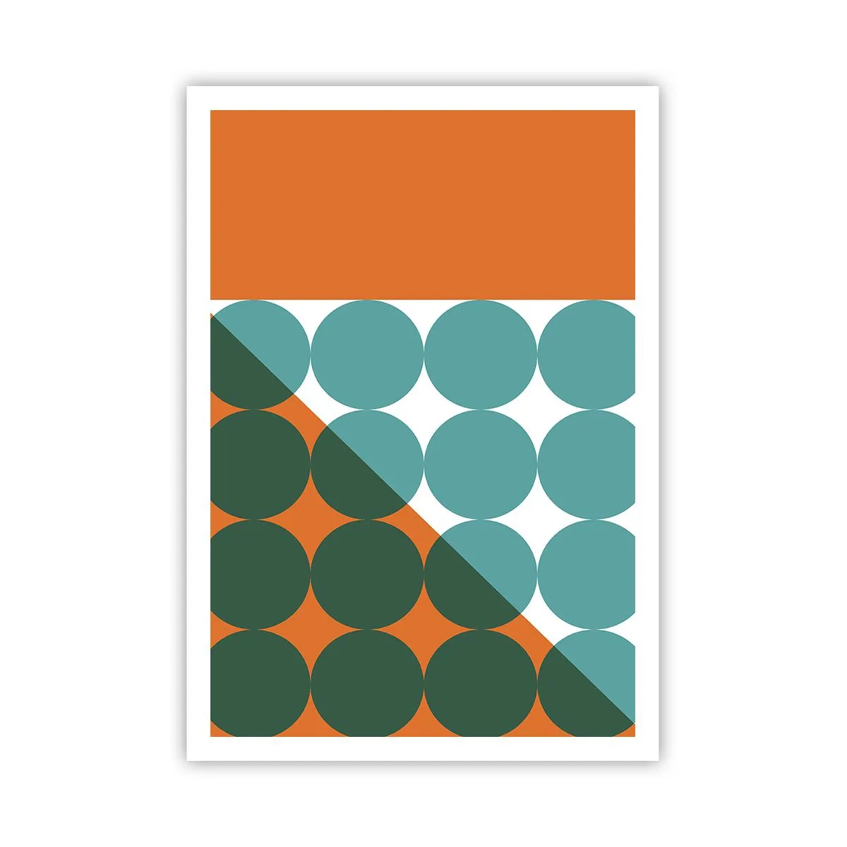 Affiche - Poster - En haut et en diagonale - 70x100 cm