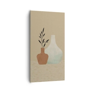 Impression sur toile - Image sur toile - Le vase et son idée - 65x120 cm