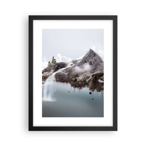 Affiche dans un cadre noir - Poster - L'oeil du surréaliste - 30x40 cm