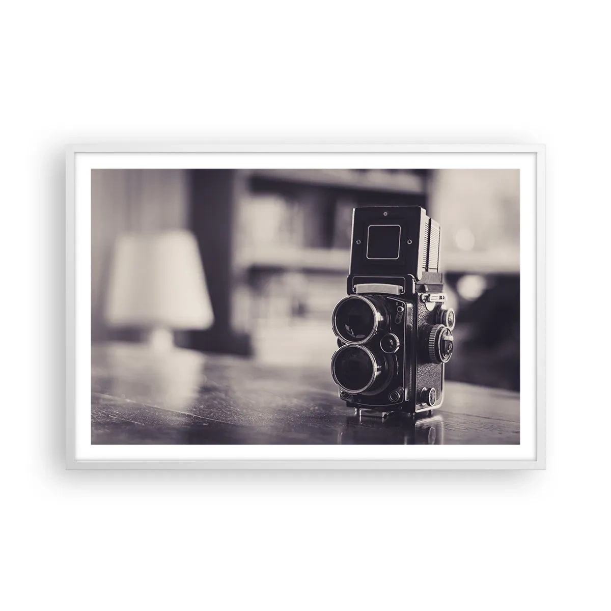 Affiche dans un cadre blanc - Poster - La magie de la photographie ancienne - 91x61 cm