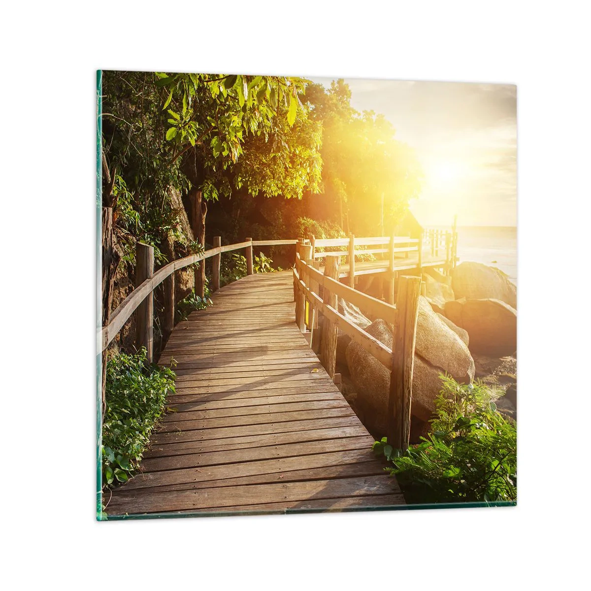 Impression sur verre - Image sur verre - Un autre tour, un autre miracle - 70x70 cm