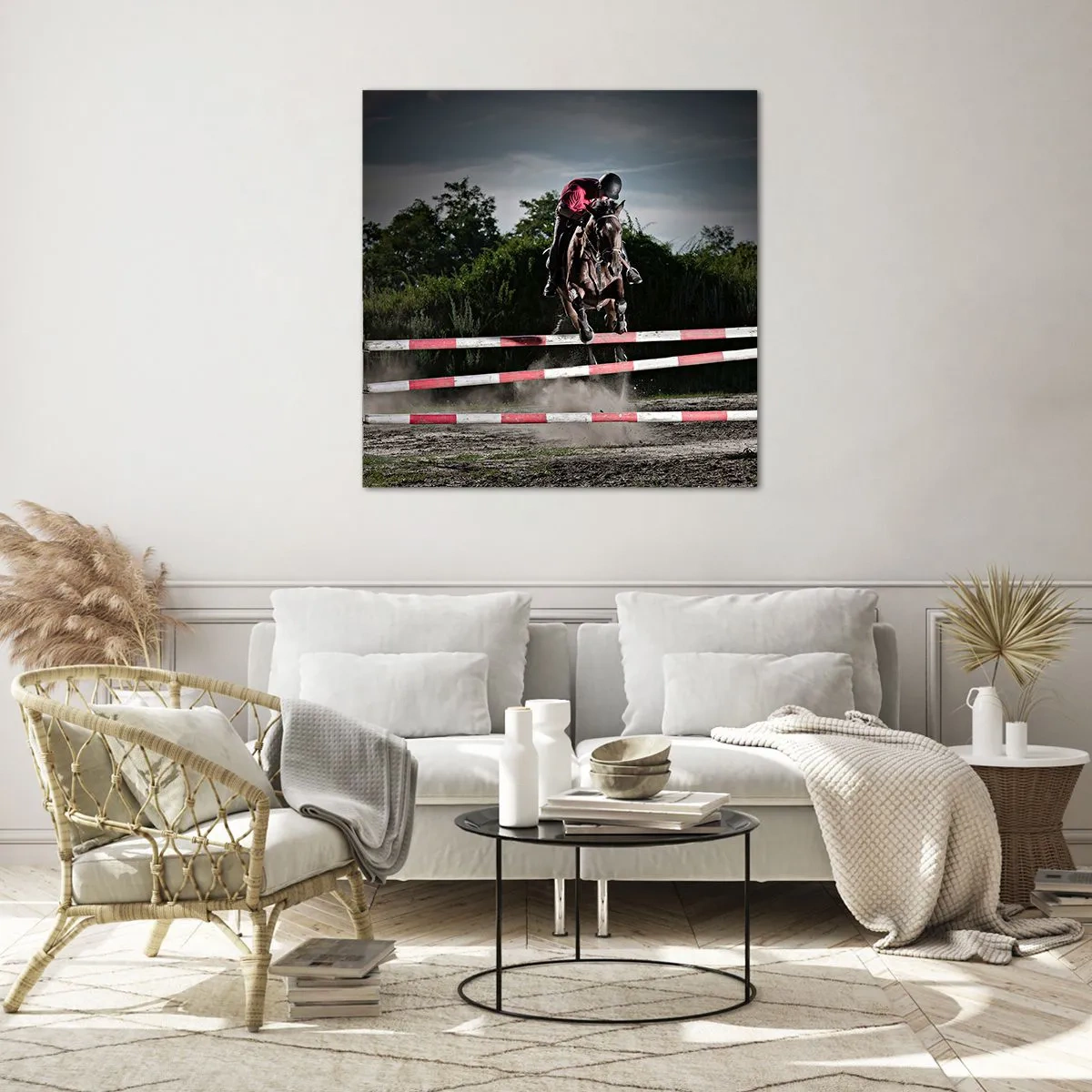 Impression sur verre - Image sur verre - Ensemble pour la victoire - 70x70 cm