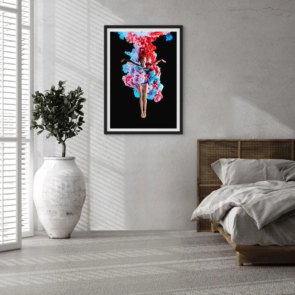 Affiche dans un cadre noir - Poster - En pleine floraison - 70x100 cm