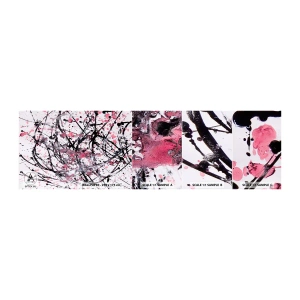 Échantillon de Papier Peint Autocollant Deluxe Sticker - La nature éphémère de la vie - Abstraction, Morceau, Modèle moderne - 100x30 cm