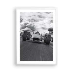 Affiche dans un cadre blanc - Poster - Puissance! - 50x70 cm