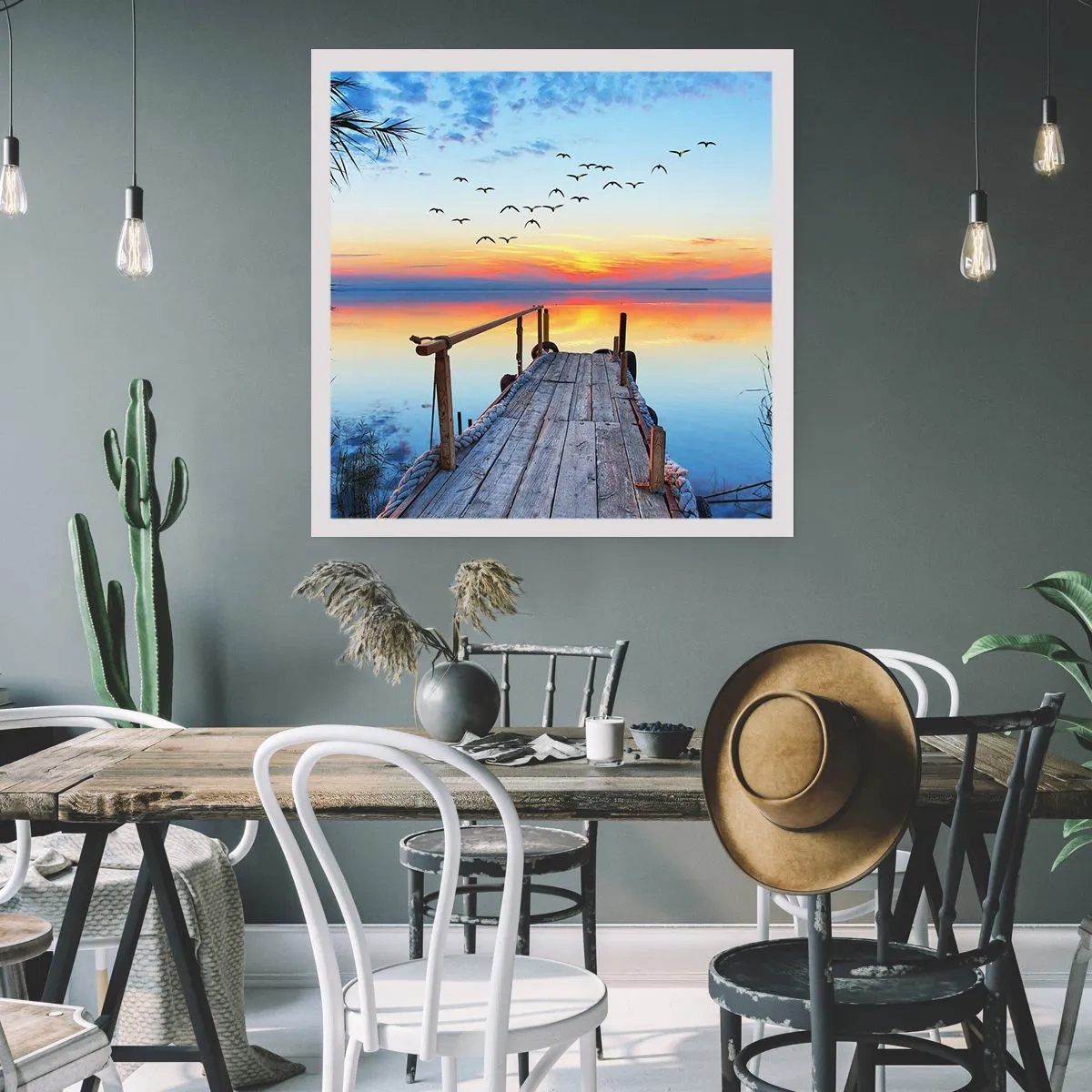 Affiche - Poster - Il est temps de rentrer... - 40x40 cm