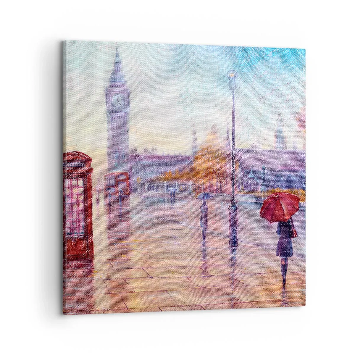 Impression sur toile - Image sur toile - Jour automnal londonien - 50x50 cm