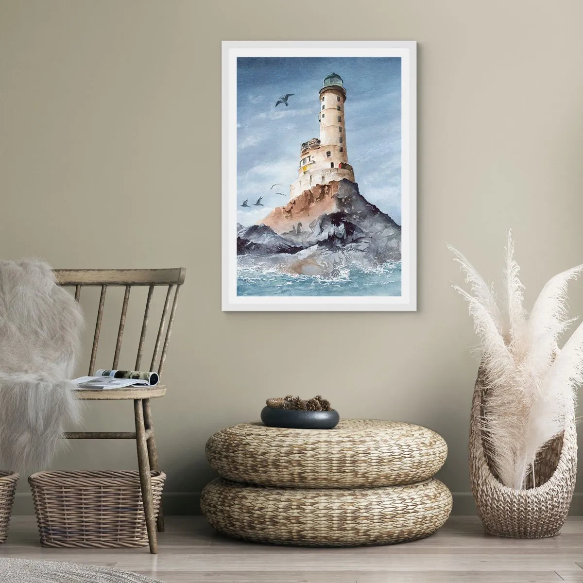 Affiche dans un cadre blanc - Poster - Invincible - 30x40 cm