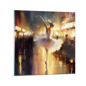 Impression sur verre - Image sur verre - Miracle dans la rue - 40x40 cm