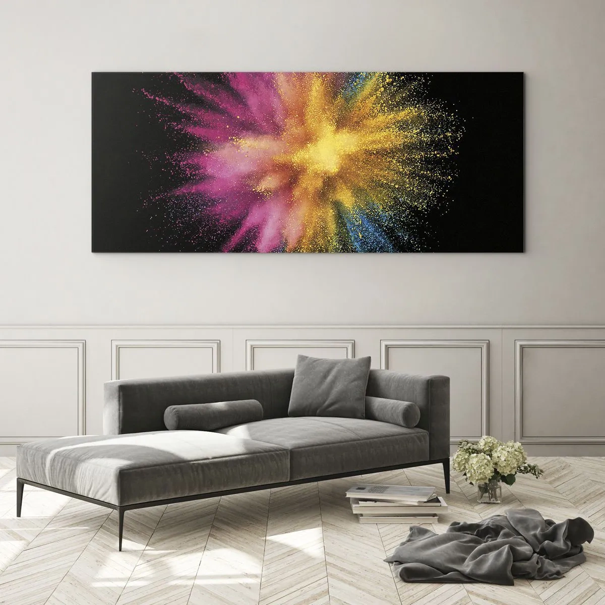 Impression sur verre - Image sur verre - Origine des couleurs - 100x40 cm