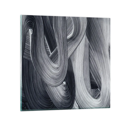 Impression sur verre - Image sur verre - La fluidité de la réalité - 40x40 cm