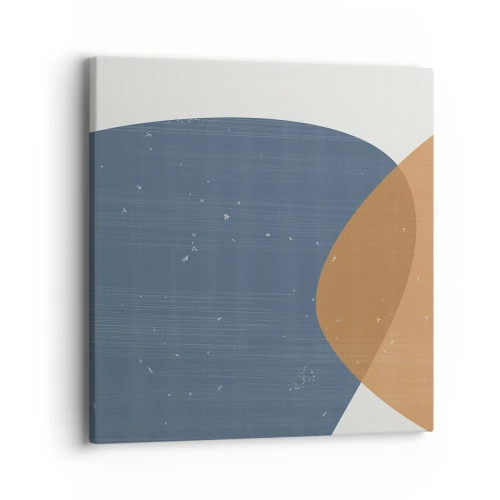 Impression sur toile - Image sur toile - Ovales et influences - 40x40 cm