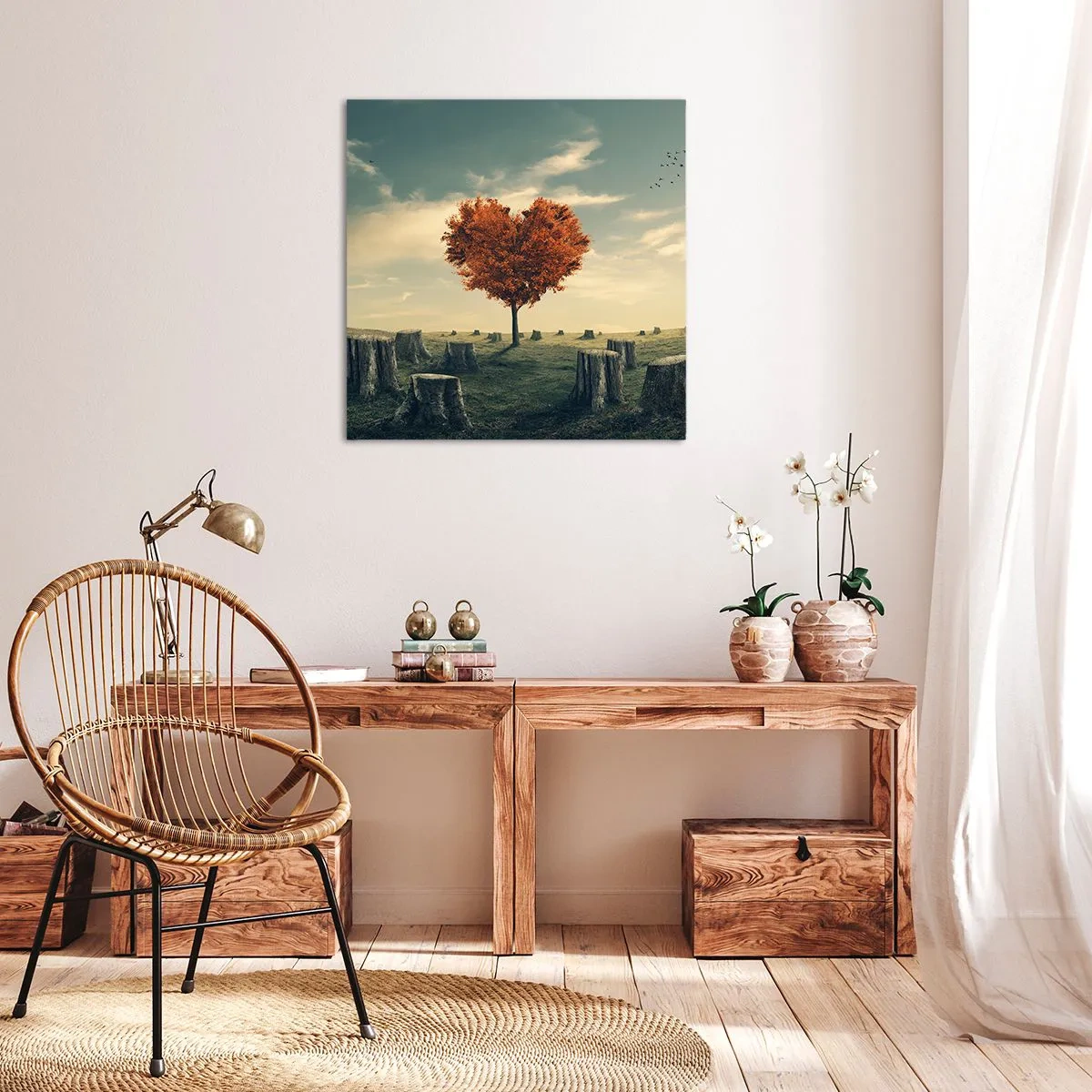 Impression sur toile - Image sur toile - Il y a toujours de l'espoir - 50x50 cm