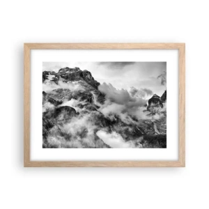 Affiche dans un chêne clair - Poster - Belle et cruelle - 40x30 cm