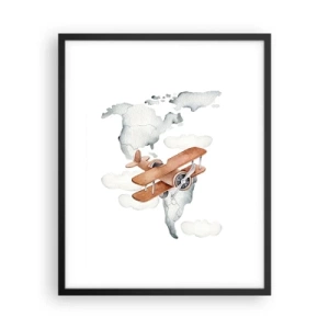 Affiche dans un cadre noir - Poster - Dans un esprit pionnier - 40x50 cm