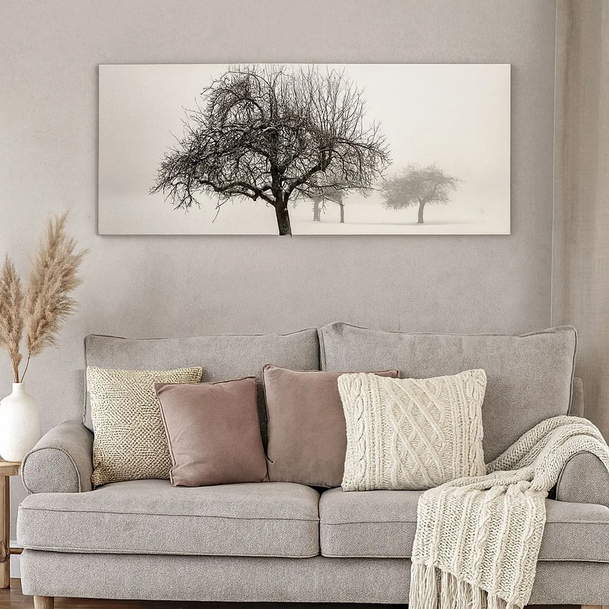 Impression sur toile - Image sur toile - Un rêve hivernal - 100x40 cm