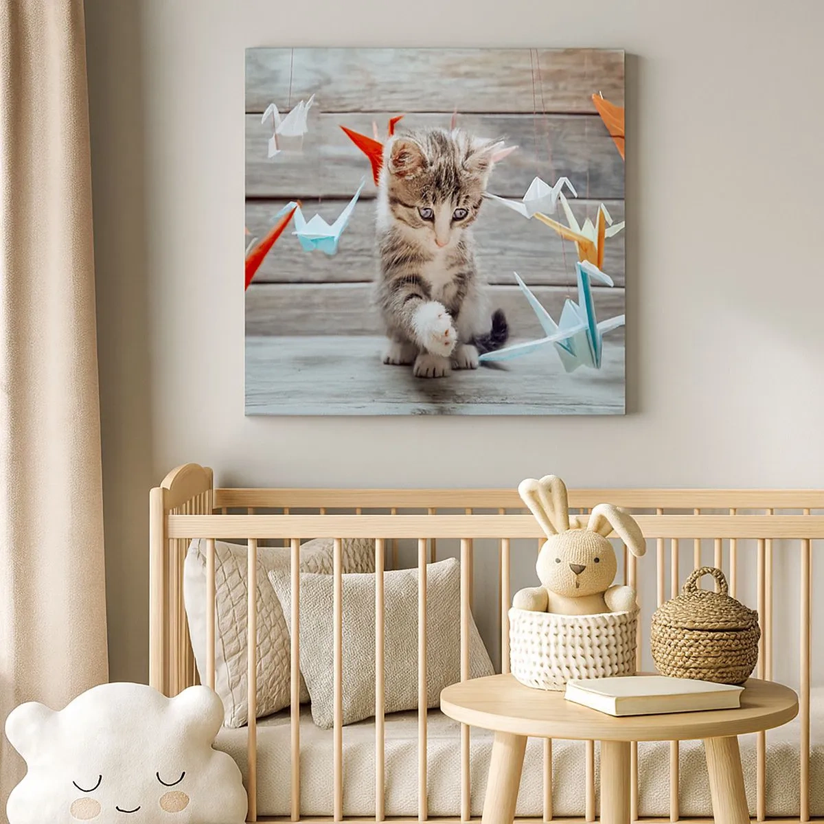 Impression sur toile - Image sur toile - Première leçon - 30x30 cm