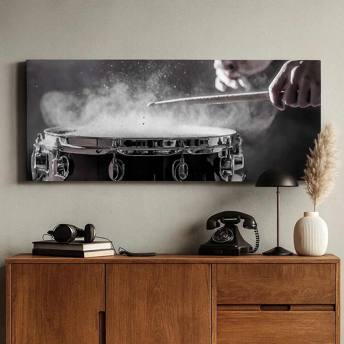 Impression sur toile - Image sur toile - Tempo de la musique - 100x40 cm