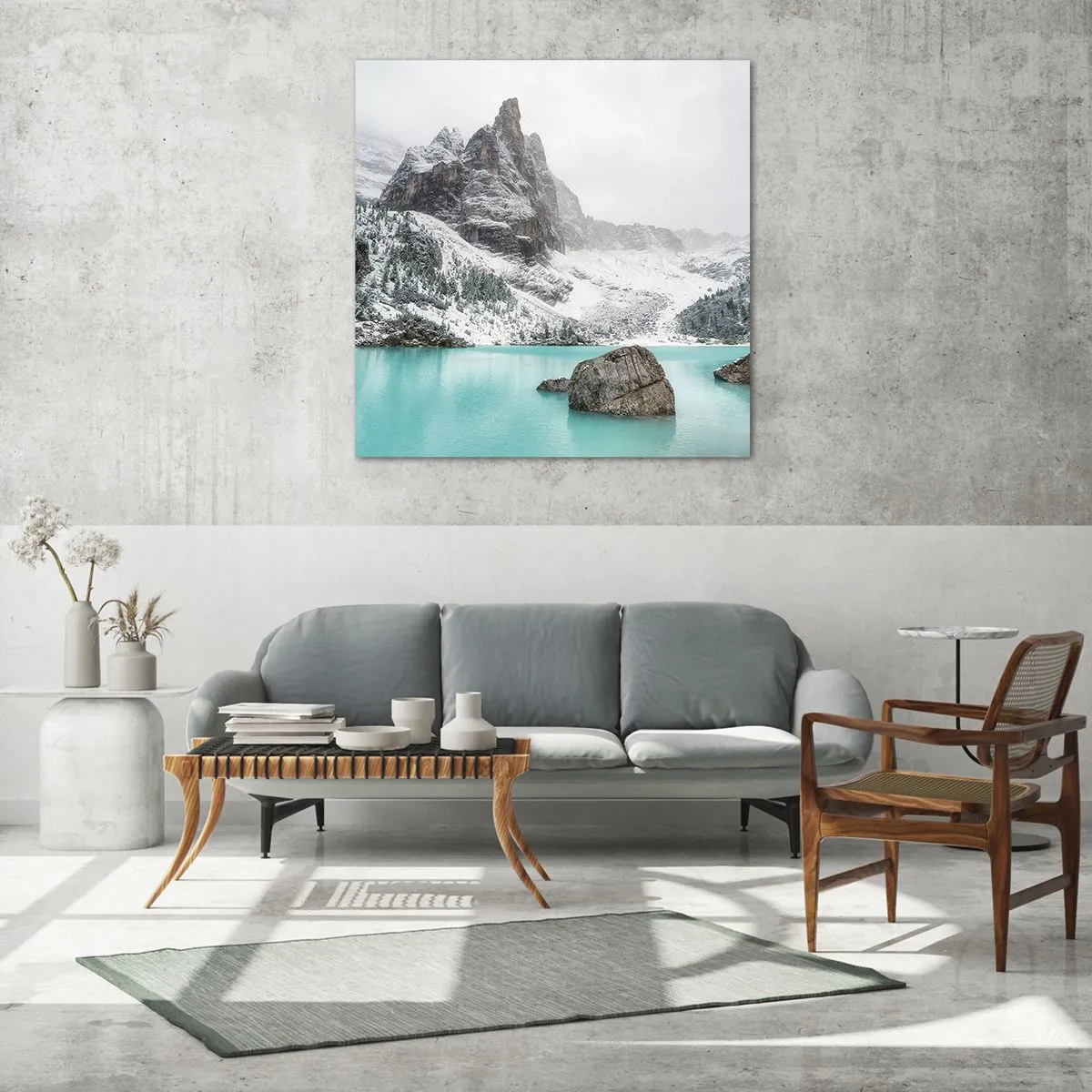 Impression sur verre - Image sur verre - Sur ses gardes - 50x50 cm