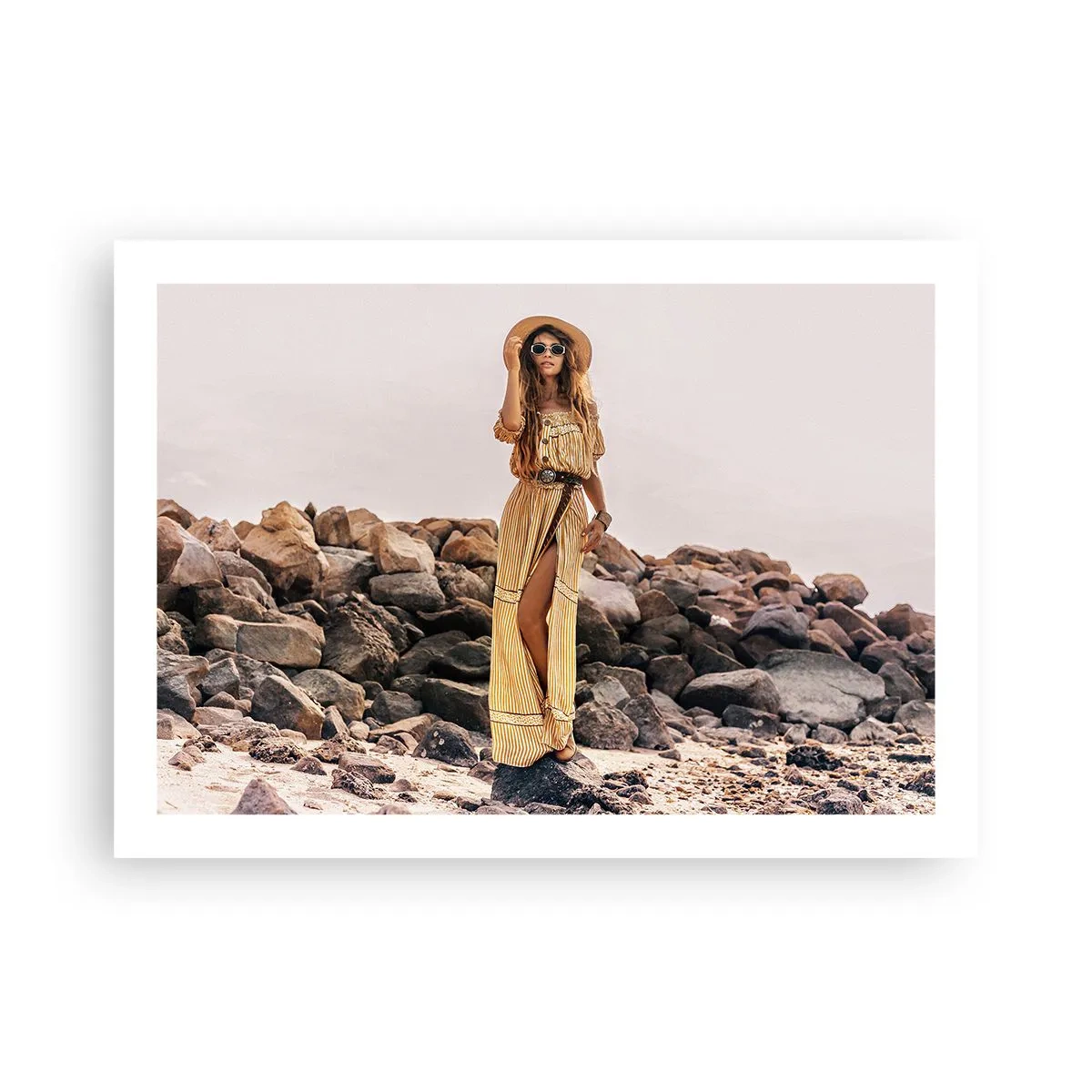 Affiche - Poster - La magie des pierres - 70x50 cm