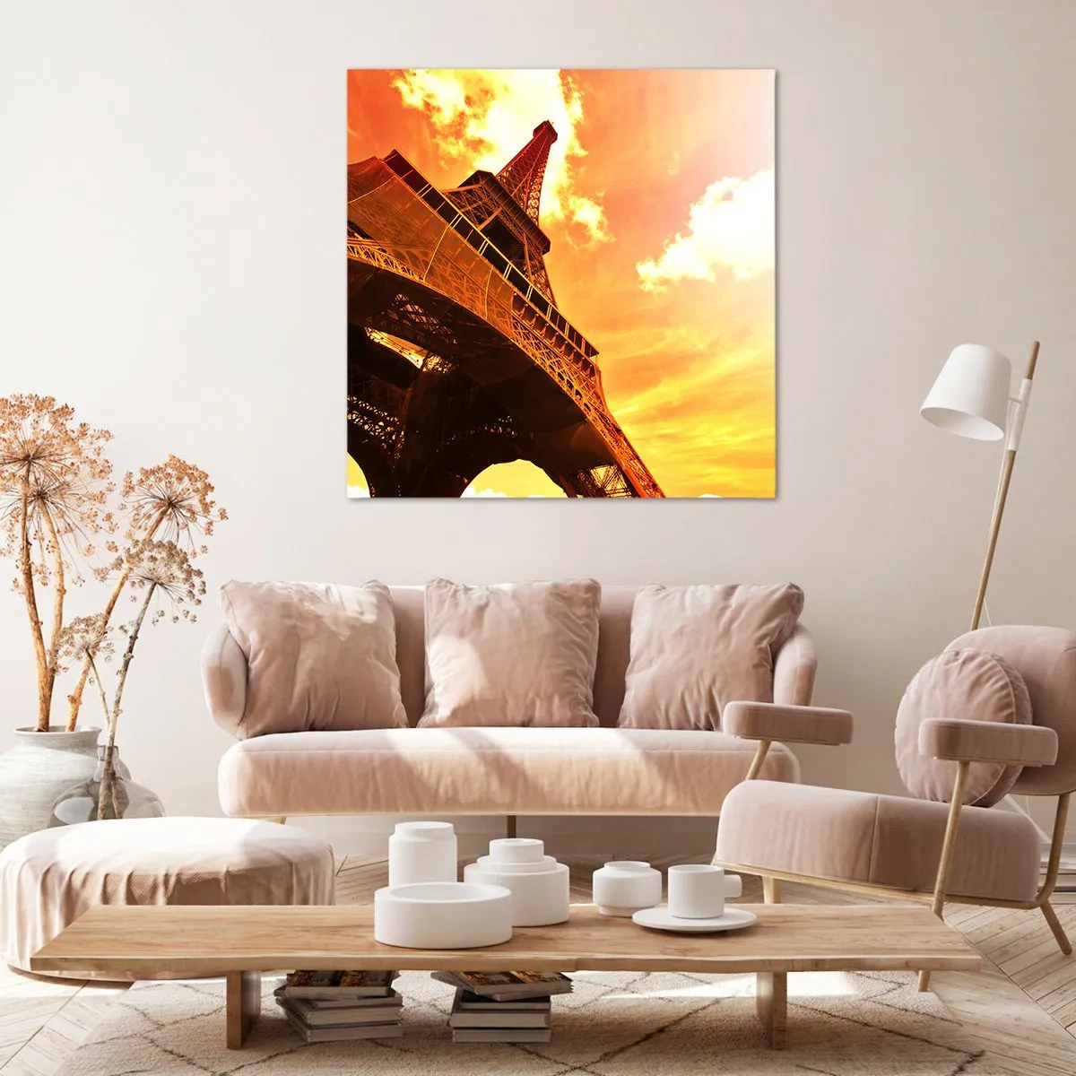 Impression sur toile - Image sur toile - Monumental, car il est doré par le soleil - 60x60 cm