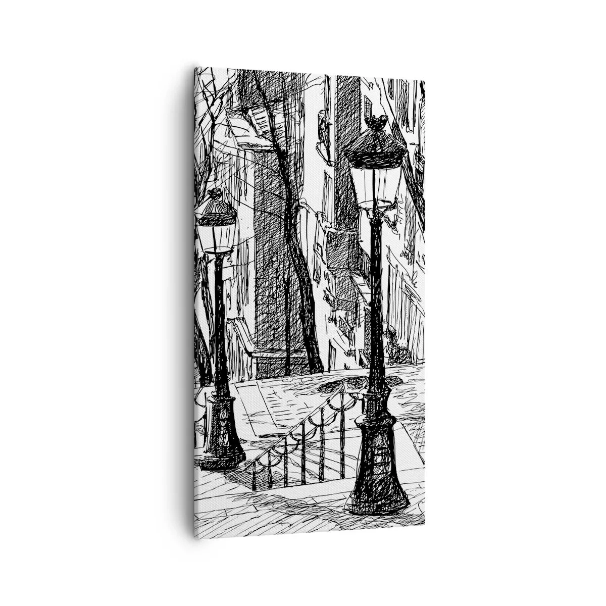 Impression sur toile - Image sur toile - Une histoire d'amour ou une histoire d'horreur ? - 55x100 cm