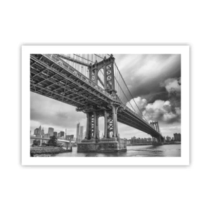 Affiche - Poster - Au coeur de la ville - 70x50 cm