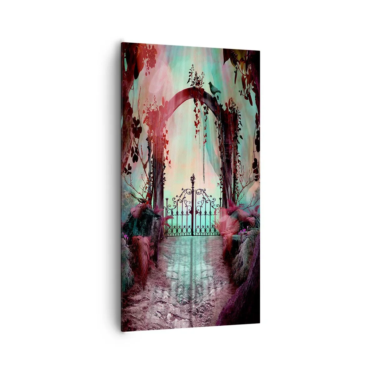 Impression sur toile - Image sur toile - Jardin secret - 65x120 cm