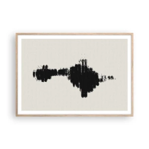 Affiche dans un chêne clair - Poster - Vibrations de l'imagination - 100x70 cm