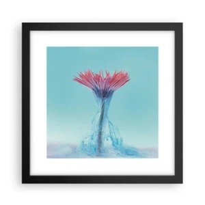 Affiche dans un cadre noir - Poster - Dans une étreinte vivifiante - 30x30 cm