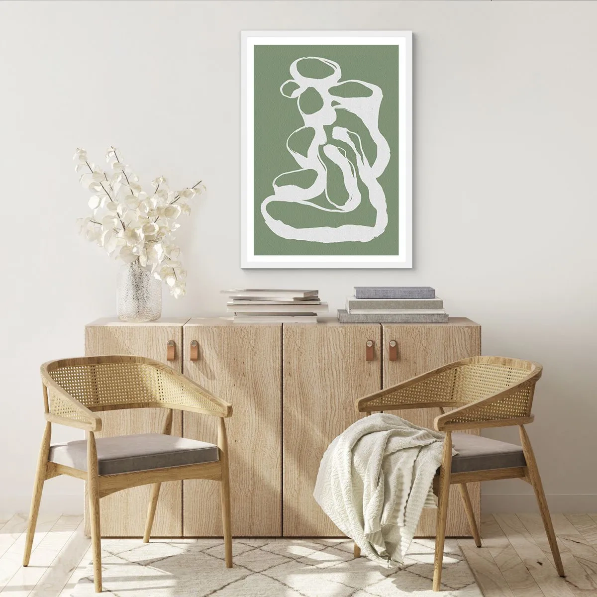 Affiche dans un cadre blanc - Poster - L'appel de l'espace - 61x91 cm