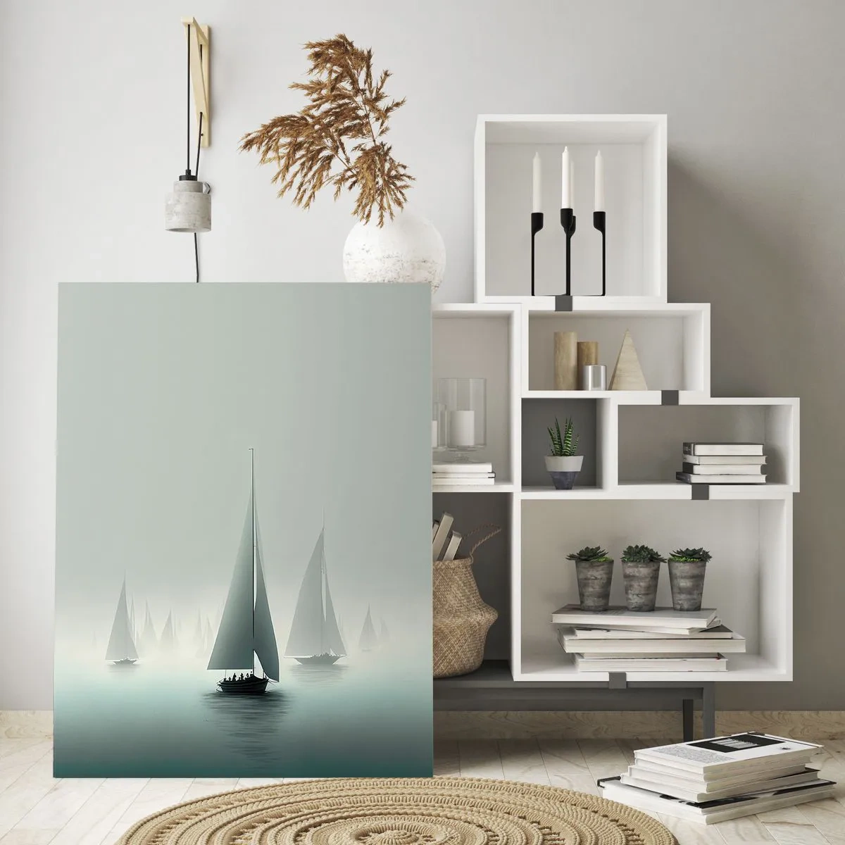 Impression sur verre - Image sur verre - Fait de brouillard - 70x100 cm