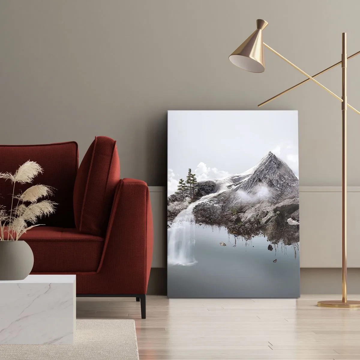 Impression sur toile - Image sur toile - L'oeil du surréaliste - 55x100 cm