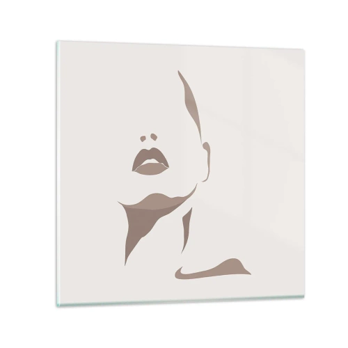 Impression sur verre - Image sur verre - Fait de lumière et d'ombre - 50x50 cm