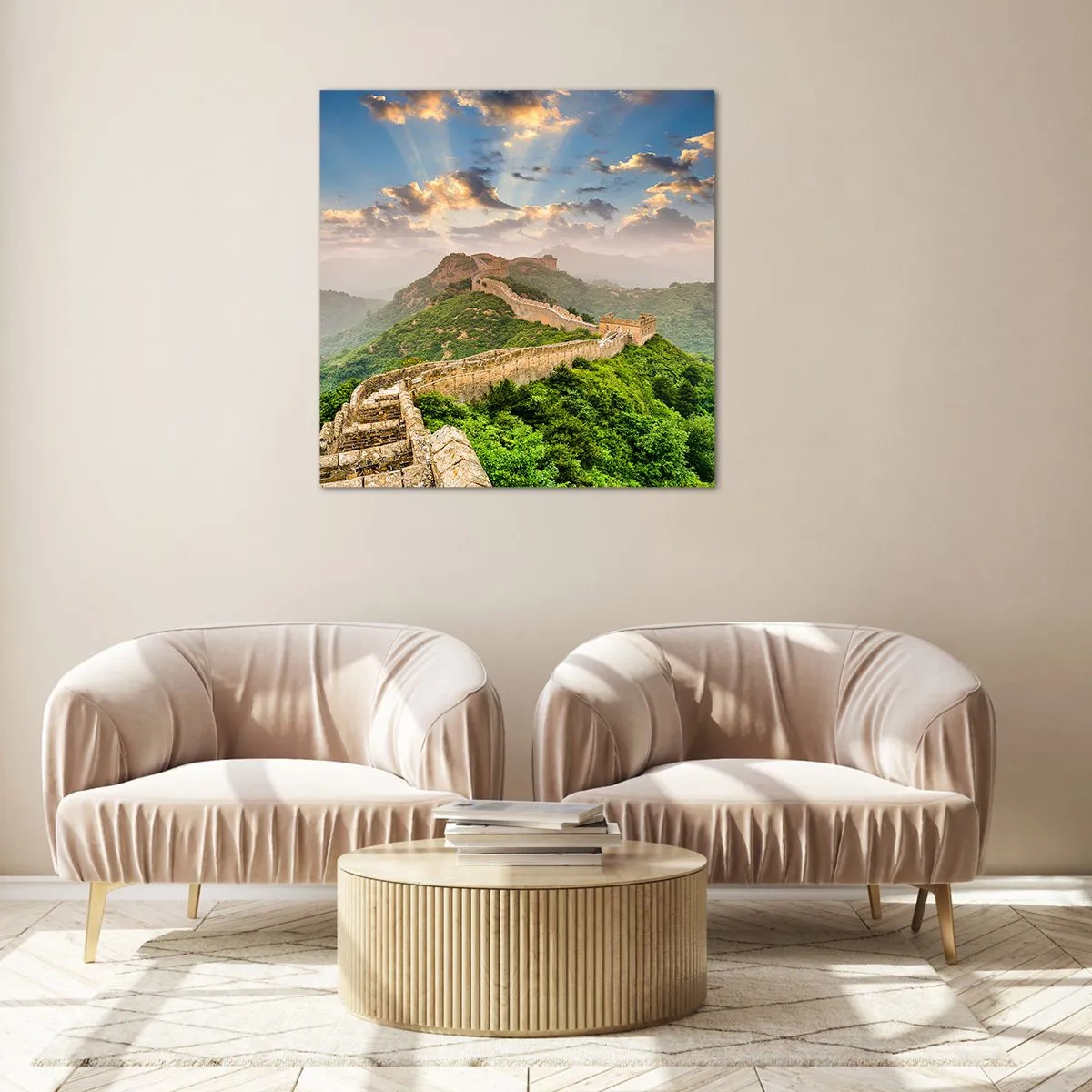 Impression sur verre - Image sur verre - Grandeur éternelle - 30x30 cm