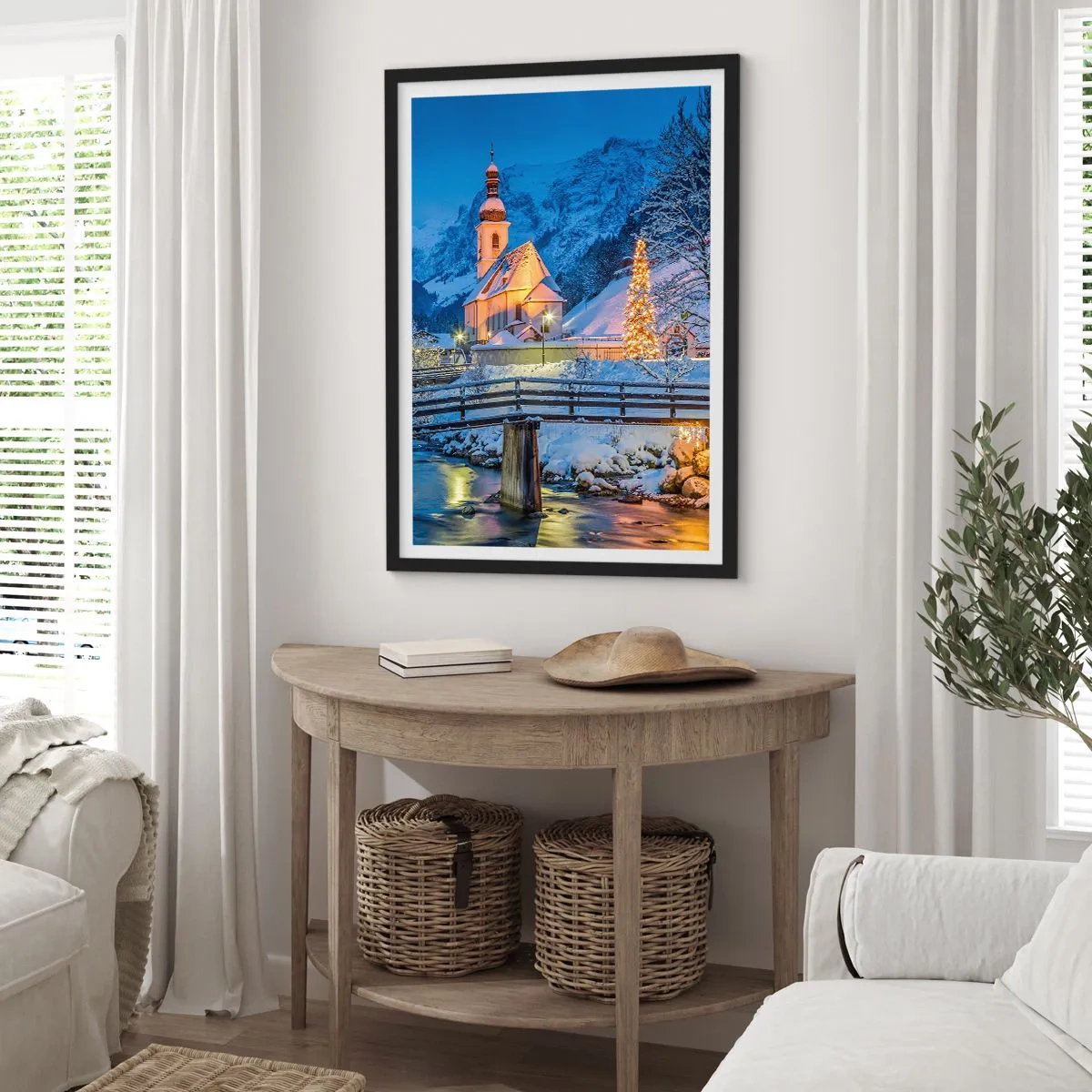 Affiche dans un cadre noir - Poster - L'âme du monde - 70x100 cm