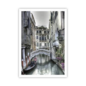 Affiche - Poster - Pendant des siècles dans une réflexion silencieuse - 70x100 cm