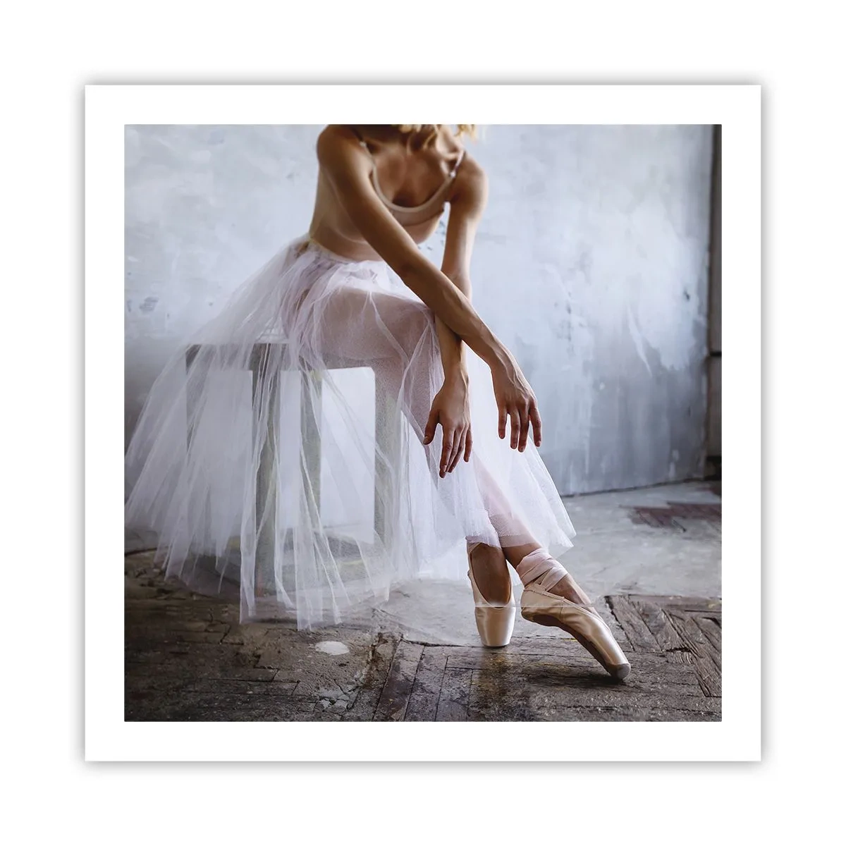 Affiche - Poster - Avant que les lumières de la rampe ne clignotent - 60x60 cm