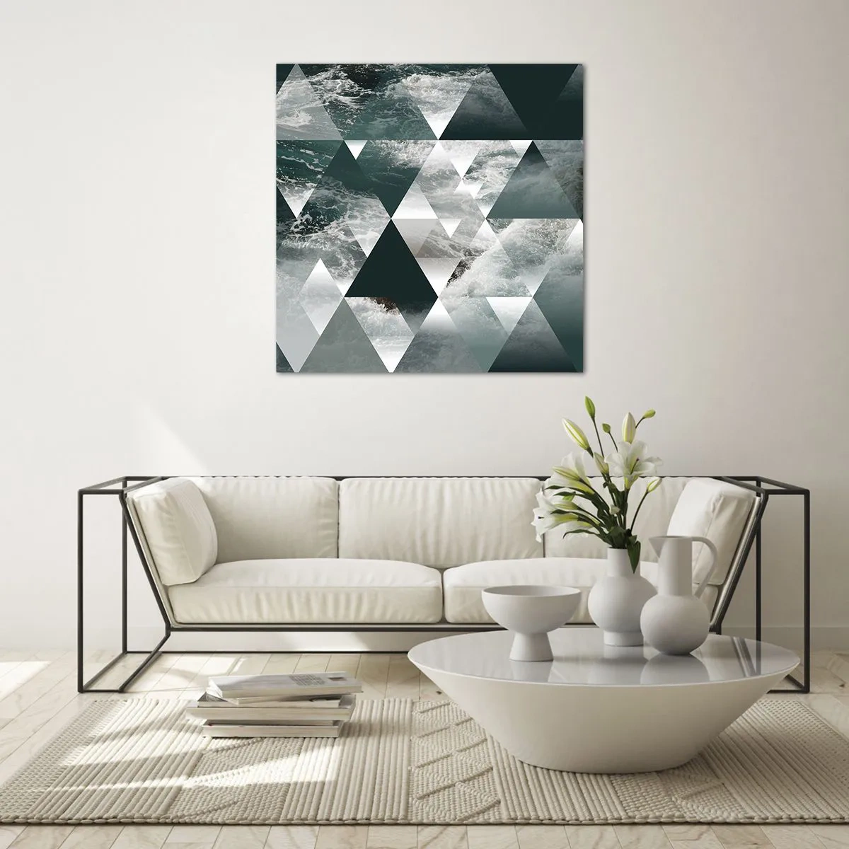 Impression sur verre - Image sur verre - Point de vue de cristal - 50x50 cm