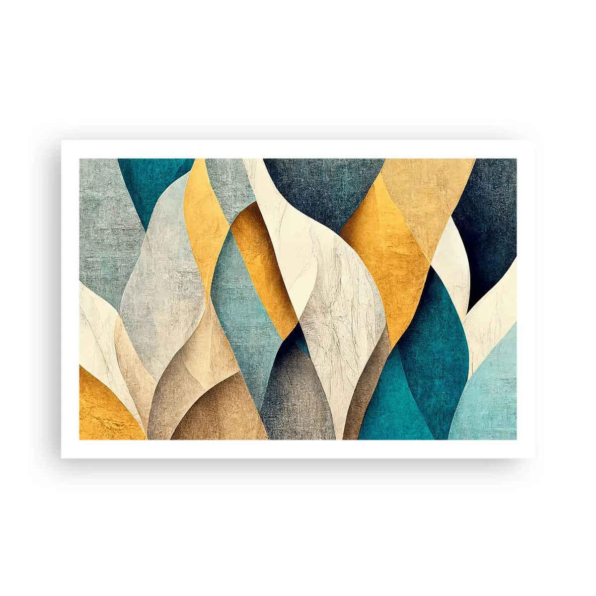 Affiche - Poster - Rythme et vague - 91x61 cm