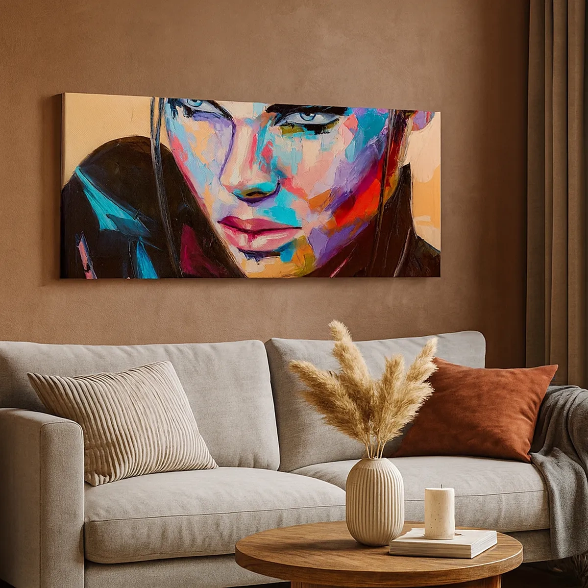 Impression sur toile - Image sur toile - Le coeur sauvageon - 30x30 cm