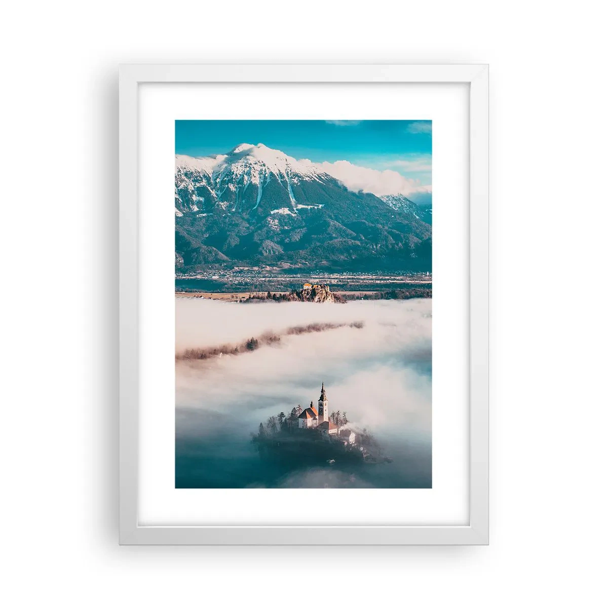 Affiche dans un cadre blanc - Poster - Le début d'un conte de fées - 30x40 cm