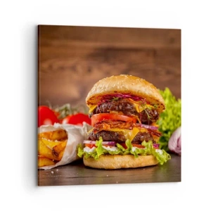 Impression sur toile - Image sur toile - Le fruit défendu - 70x70 cm