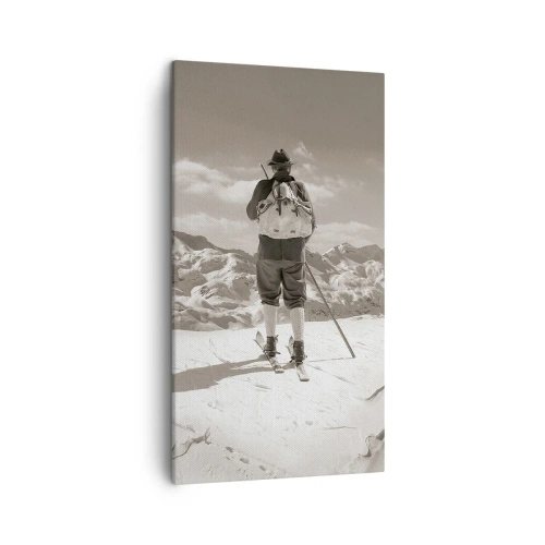 Impression sur toile - Image sur toile - Toutes les mêmes ces montagnes - 45x80 cm